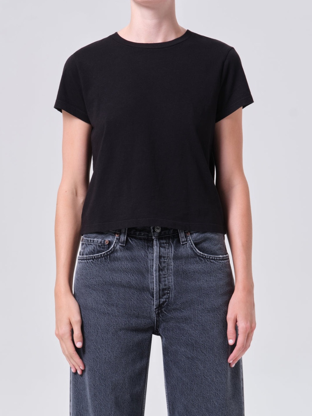 NWT. AGOLDE. Adobe Tee. Black. Size XL.